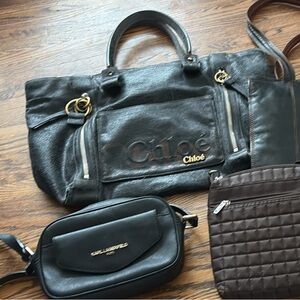 Lot of designer bags
Chloe is now sold